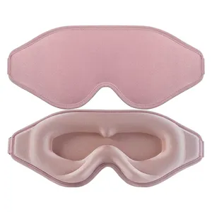 Máscara de olho de viagem 3d confortável, novo design de luxo, sem pressão