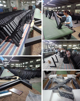 Directement Approvisionnement d'Usine Design Moderne Araignée Pieds de Table en Métal Carbone Base de Table à Manger