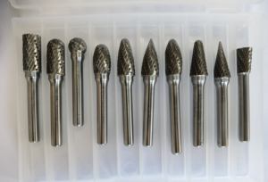 مبرد دوار من كربيد التنجستن مبرد مزدوج القطع 6 مم مبرد تشانك من الجهة المصنعة 10 قطع - Product Image 3