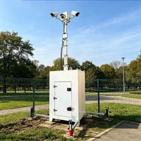 Tour de surveillance mobile portable certifiée CE, étanche, type cube