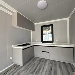 Maison conteneur pliable à structure en acier moderne de 20 pieds, taille standard, large pour immeubles de bureaux, villas extérieures, hôtels, kiosques - Product Image 5