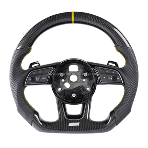 Volante in Fibra di Carbonio Personalizzato per Serie <span class=keywords><strong>Audi</strong></span> RS RS3 RS4 RS5 <span class=keywords><strong>RS6</strong></span> RS7 S3 S4 S5 Vecchia Serie B8 A8 R8 Q7 Q5 - Product Image 6