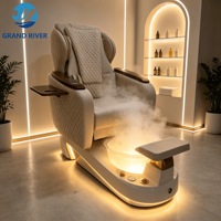 Nouveau design 2026 : Fauteuil de pédicure de luxe pour salon de beauté et spa, avec technologie de brumisation, prix de gros, en vente