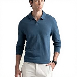 Chemise Homme en Coton Polaire 220g Lavé, Couleur Unie, Respirante, Séchage Rapide, Écologique, Haute Qualité, Personnalisable, Vente Chaude - Product Image 6