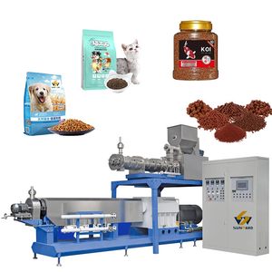 Línea de producción de alimentos para peces flotantes de hundimiento de 75kw de alta eficiencia completamente automática extrusora de pellets de alimentos para peces flotantes - Product Image 1