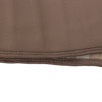 Ceinture amincissante sportive en latex marron avec 25 baleines en acier, marque privée du fabricant, pour femme, style colombien, sous la poitrine