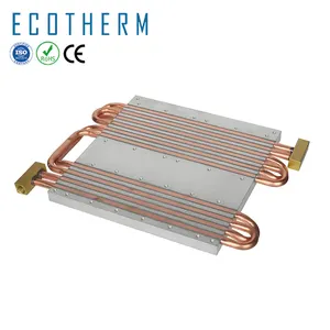 IGBT 용 Ecotherm 하이 퀄리티 사용자 정의 원형 액체 콜드 플레이트