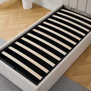 Chambre de filles en forme de doigt velours tissu luxe <span class=keywords><strong>lit</strong></span> simple pour enfant ascenseur hydraulique stockage princesse lits jumeaux pour enfants - Product Image 6