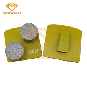 Utensili per ala a disco con piastra abrasiva diamantata a doppio pulsante a bloccaggio rapido per smerigliatrici per pavimenti Klindex - Product Image 6