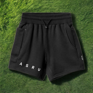 Short respirant en coton vierge pour hommes, short de survêtement en éponge pour hommes, vente en gros - Product Image 1