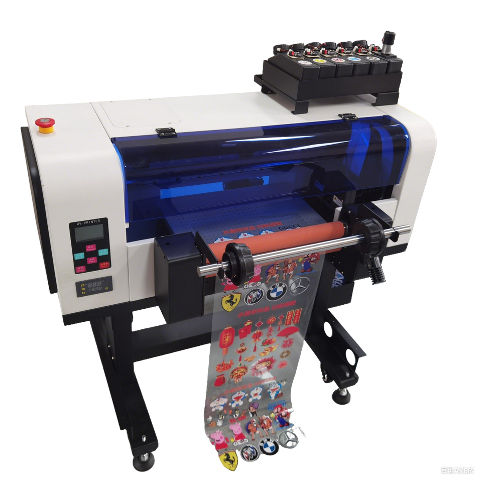 A3+ Digital UV DTF Printer with XP600 Printhead Roll to Roll Sticker ...