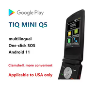 Teléfono Móvil TIQ MINI Q5 con Tapa, Compatible con Google, Pantalla Táctil, Botones, Compatible con la Banda de Señal de EE. UU.