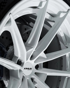 ล้ออัลลอยด์อะลูมิเนียมฟอร์จ XINLAI สีขาวแบบชิ้นเดียว ขนาด 18-20 นิ้ว 5x112 5x114.3 5x120 20 มม. ET ดีไซน์เว้า สำหรับ G20 รุ่นใหม่ - Product Image 2