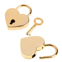 Vente chaude Petit Cadenas En Forme De Coeur En Métal Mini Serrure avec Clé pour Boîte À Bijoux Boîte De Rangement Journal Livre