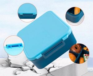 Cute School Supplies Heatable Microwave Safe Dual-Tier BPA Free Thermos <b>Lunch</b> <b>Box</b> Spoon Fork Set Leak-Proof Bento <b>Box</b> Snack - Product Image 3