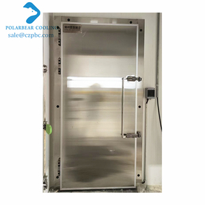 Puerta de cámara frigorífica Medio enterrado Puerta abatible con bisagras individuales Fabricante Cerradura de <span class=keywords><strong>escape</strong></span> de aluminio Puerta de cámara frigorífica - Product Image 4
