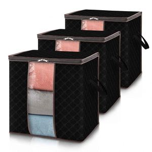 Organizador de Ropa Plegable con Ventana Transparente, Caja Organizadora para Guardar Ropa - Product Image 5