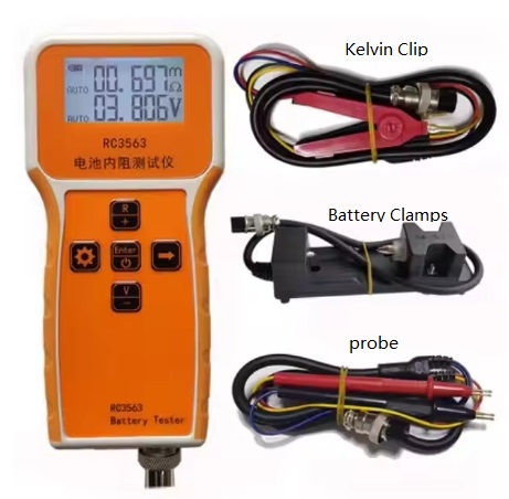 RC3563 tester+ Kelvin Clip