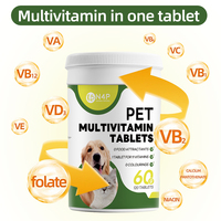 Comprimés multivitaminés pour animaux de compagnie en gros – 11 vitamines quotidiennes, sans attractifs, soutien immunitaire et anti-stress pour chiens et chats