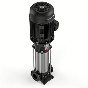 Pompe multi-étages verticale Grundfos Cr en acier inoxydable, haute efficacité, économie d'énergie, fonctionnement silencieux, corps en acier au carbone - Product Image 1