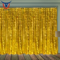 Luces LED de Cortina USB, 3x3M, 300 LED, Control Remoto, Blanco Cálido RGB, Decoración para Ventanas, Navidad, Dormitorios, Fiestas, Venta al Por Mayor OEM