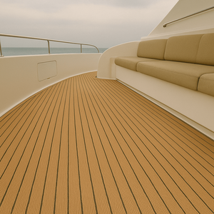 Suelo de barco de HDPE confiable Suelo marino de teca sintética Alfombra de barco beige Suelo de barco - Product Image 2
