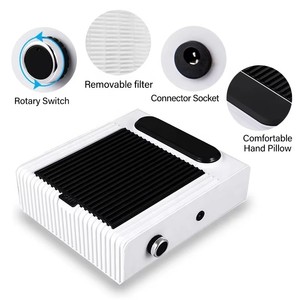 เครื่องดูดฝุ่นเล็บแบบดีไซน์สวย พร้อมไส้กรองถอดได้ แรงดูดทรงพลัง 150w พัดลมดูดฝุ่นสำหรับร้านทำเล็บ - Product Image 4