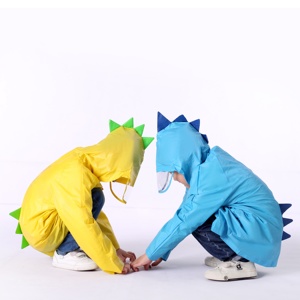 Veste de pluie imperméable en PVC pour filles, motif dessin animé mignon, idéale pour les excursions – Collection <span class=keywords><strong>2023</strong></span> en vogue - Product Image 5
