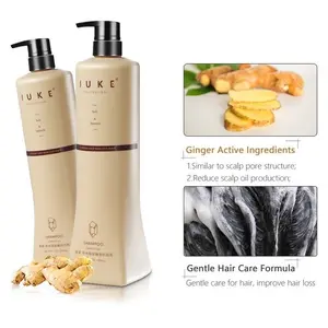 Özel etiket hacim veren kalınlaştırıcı Anti saç dökülmesi ferahlatıcı yağlı saç bakım ürünü kollajen bitkisel şampuan