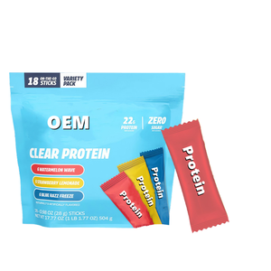 Paquete Variado de Proteína Orgánica en Polvo Sin Azúcar para Adultos, Aislado de Proteína de Suero Transparente, Salud Ósea, Apoyo GLP-1 - Product Image 1