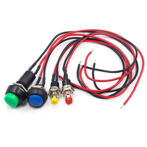 Mini Interruptor de Botón a Presión de 12 mm, 2 Pines, Tipo Domo, Momentáneo, Impermeable, de Plástico, para Motocicleta - Product Image 4