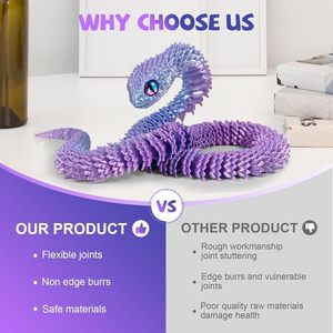 Juguete Antiestrés de Plástico Impreso en 3D con Diseño de Hada del Hielo, Novedad de Pascua, el Más Vendido |   Juguete decorativo de regalo para niños - Product Image 2
