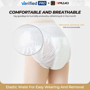 Pour les pantalons de couches adultes ailés en coton respirant absorbant <span class=keywords><strong>ultra</strong></span>-mince pour les femmes utilisation de <span class=keywords><strong>nuit</strong></span> - Product Image 3