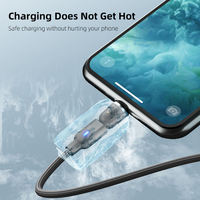Micro USB multifunción 3 en 1 de alta velocidad y tipo C a USB 2,0 Teléfono móvil magnético 5A Cable de carga 360 Rotación