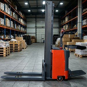 1.0 Ton Standing Electric Stacker with PU Tire Warehouse <b>Material</b> <b>Handling</b> Equipment - Product Image 6