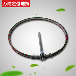 Anneau universel en acier inoxydable, piquet de sol solide, diamètres 40 45, pour matériel de pêche en eau douce - Product Image 5