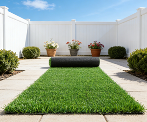 UV Resistant <b>Artificial</b> <b>Grass</b> High Density Waterproof No Fading Home Landscape Turf - Product Image 3