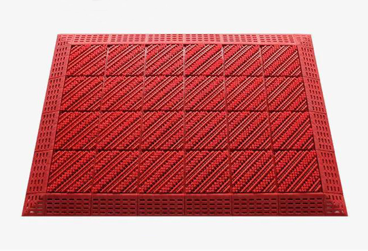 Three brush/Red block with red brush