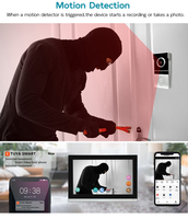 Sistema de Videoportero IP Inteligente Tuya para el Hogar, Monitor de Pantalla Táctil IPS de 10.1 Pulgadas y 768P, Control de Acceso a Puertas, Videoportero Eléctrico de Plástico