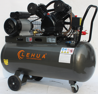 Compresseur à entraînement par courroie de peinture auto-conçu 60L 100L 2hp 3HP acheter machine à air compresseur à piston portable 2 cylindres 100 litres