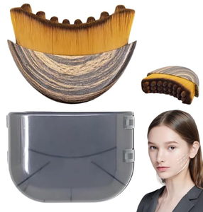 Đa chức năng mới đường viền bạch huyết mặt bàn chải cho kem chống nắng Kem che khuyết điểm ứng dụng mặt cạo mắt và cổ chăm sóc - Product Image 2