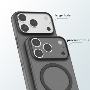 Ultra-sottile per iPhone 17 caso grande foro Anti-ingiallimento migliorato dissipazione del calore adesivo magnetico precisa porta ritagli - Product Image 1