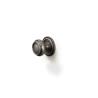 Bouton de meuble rond de style vintage français, poignée de tiroir en argent antique, quincaillerie pour commode
