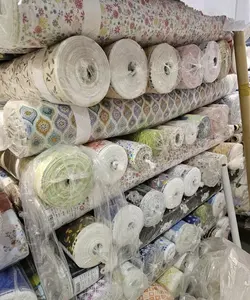 Changxing usine pas cher 100% polyester tissu impression teinture tissu africain
