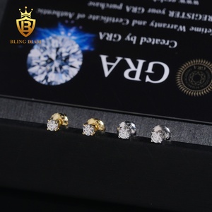 Алмазные гвоздики в стиле хип-хоп 925 3 мм, 4 когтя - Product Image 6