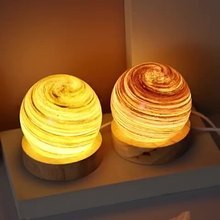 Decorative <b>Ball</b> <b>Luminous</b> Glass Sphere Moon Lamp Exquisite Decorative <b>Balls</b> Home Accessories Desktop Ornament 3d Moon - Product Image 4