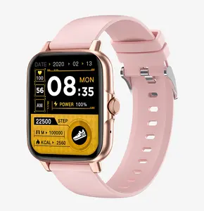 Adım sayma spor izci 1.69 inç TFT ekran BT çağrı kare akıllı saat kalp hızı Smartwatch GT50 akıllı bilezik CE Rohs