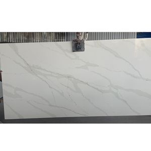 Losas de Cuarzo Blanco Calacatta con Vetas Doradas de Vietnam a Buen Precio, Ideales para Mesas de Centro, Encimeras de Cocina y Muebles de Baño - Product Image 5