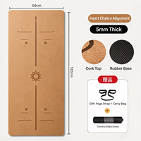 Tapis de yoga en liège naturel antidérapants et absorbants pour Pilates à domicile – Vente en gros, OEM, sur mesure, directement de l'usine