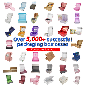 Caixas de Papelão Personalizadas com Logo da Marca, Caixas de Envio Corrugadas para Roupas, Caixas de Envio Rosa para Pequenos Negócios - Product Image 4